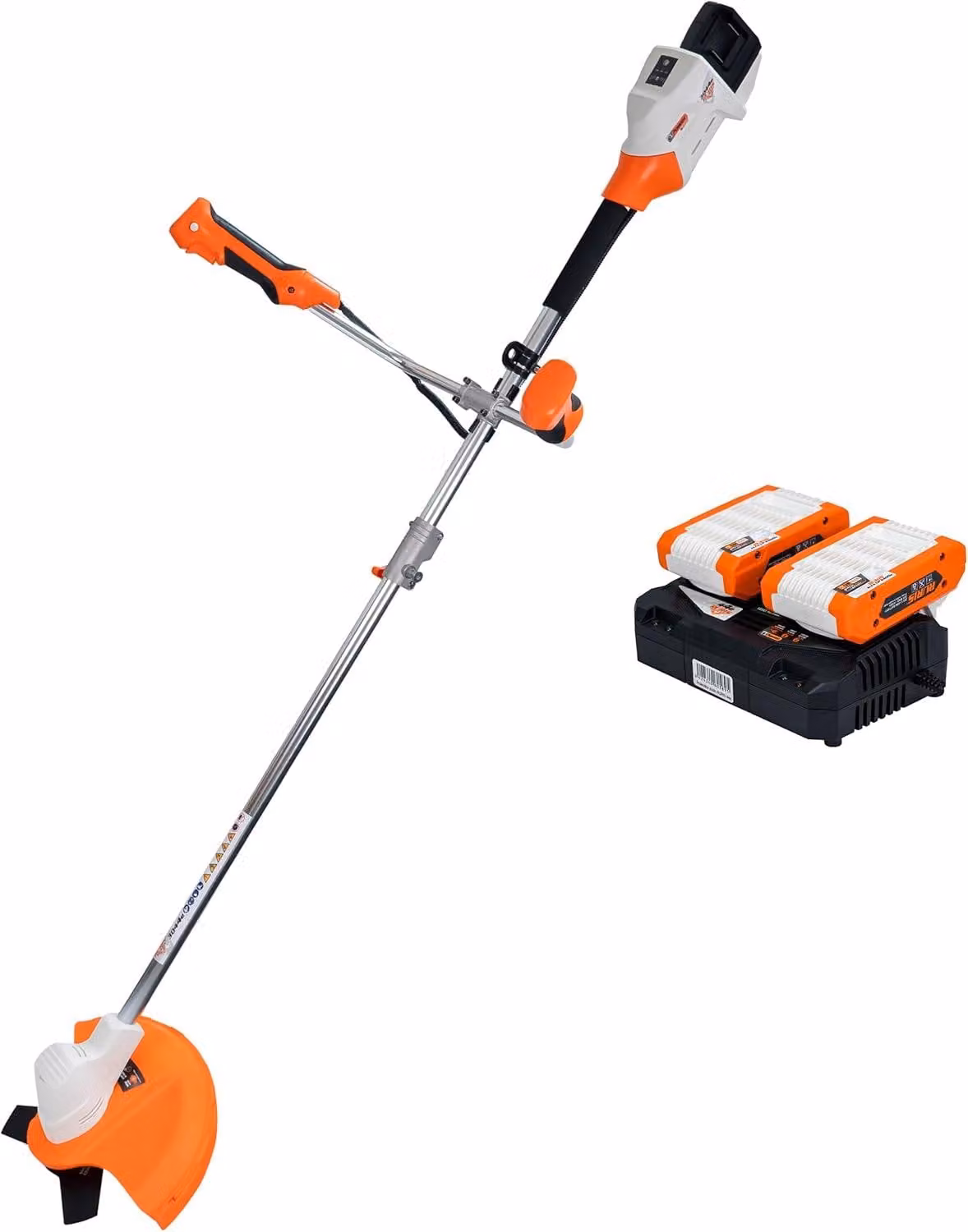 Aspirapolvere senza fili con motore brushless, larghezza di aspirazione di 300 mm e batteria doppia