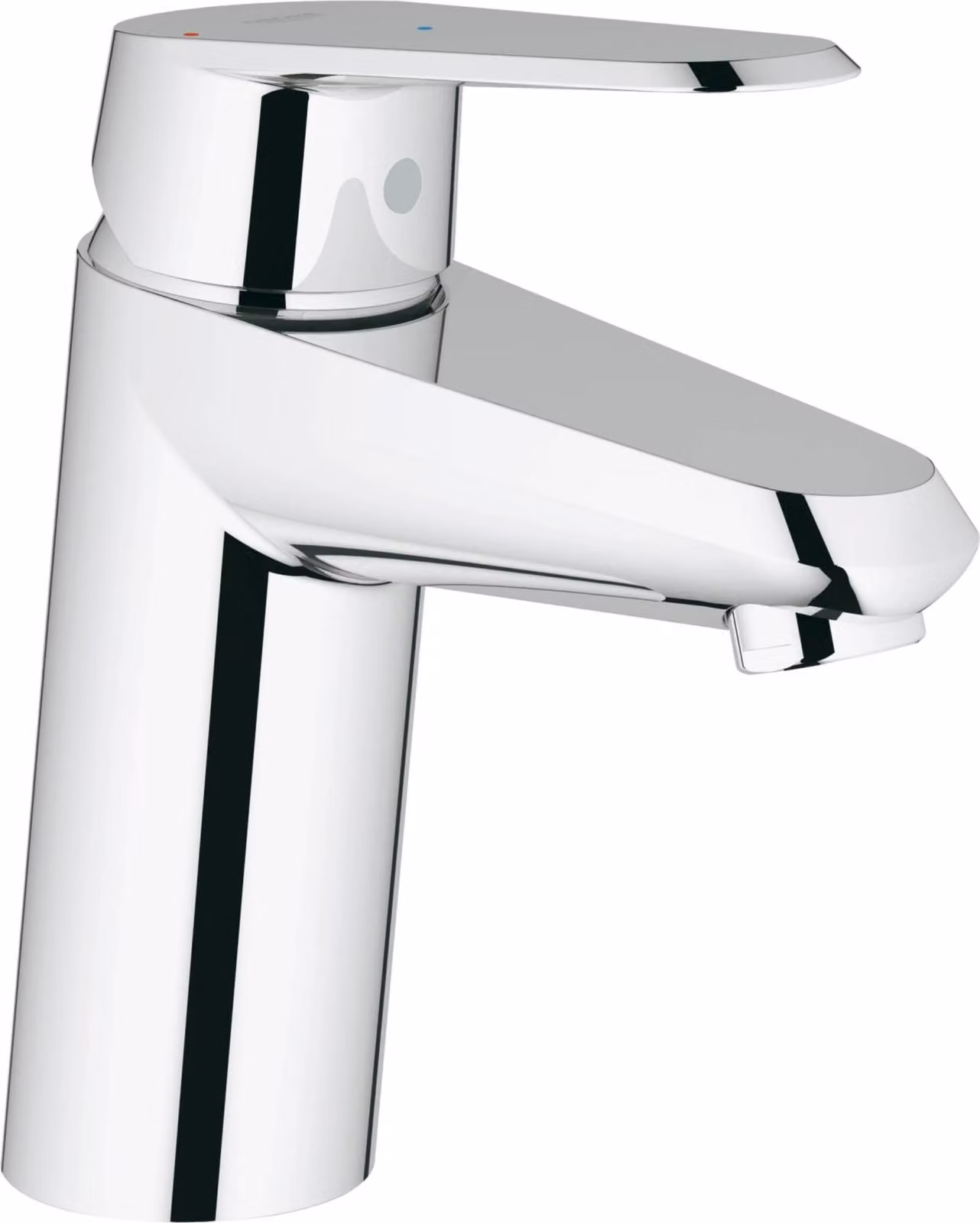 Miscelatore monocomando per lavabo Grohe Eurodisc Cosmopolitan con corpo liscio EcoJoy cromo - 2338220E