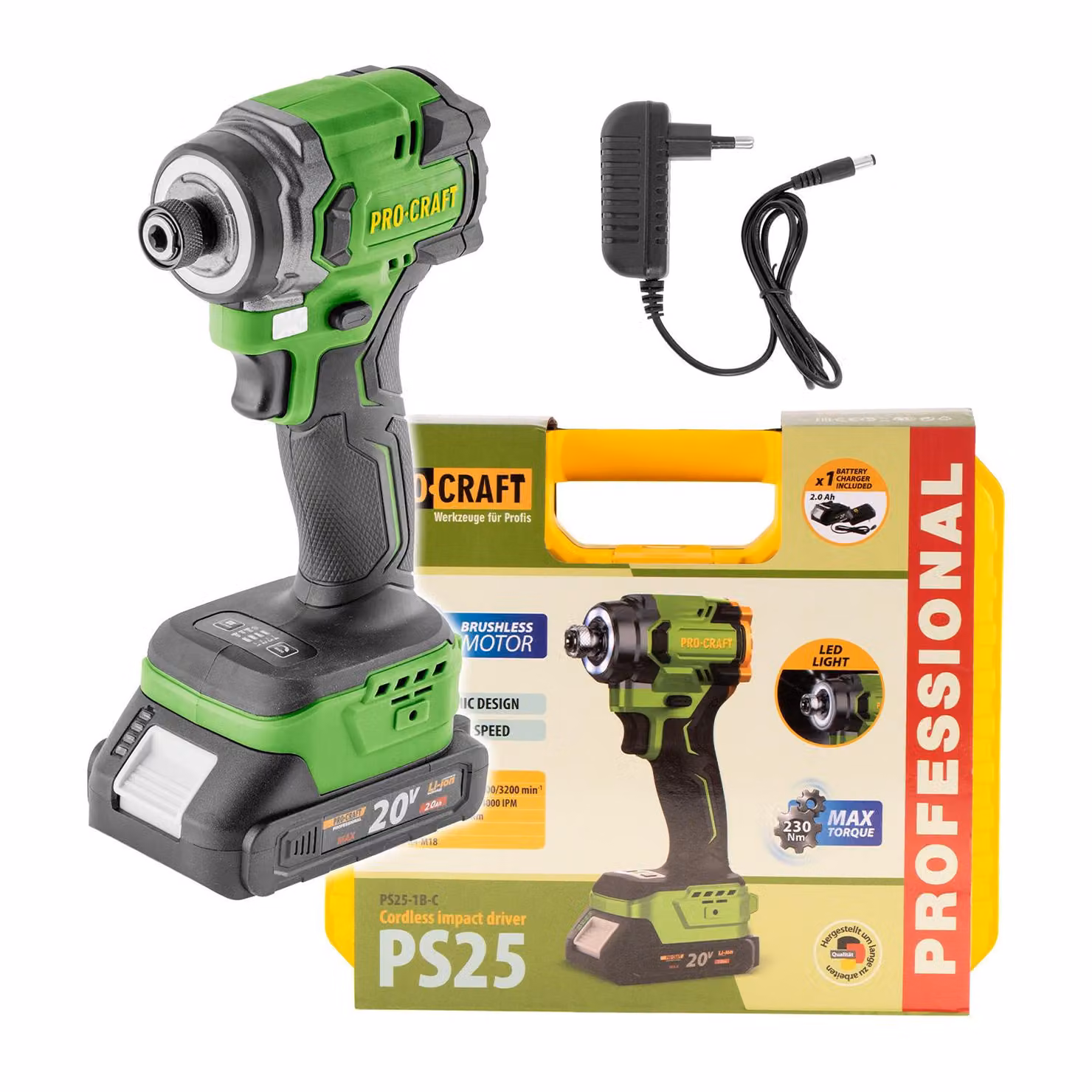 Avvitatore a impulsi a batteria Procraft PS25