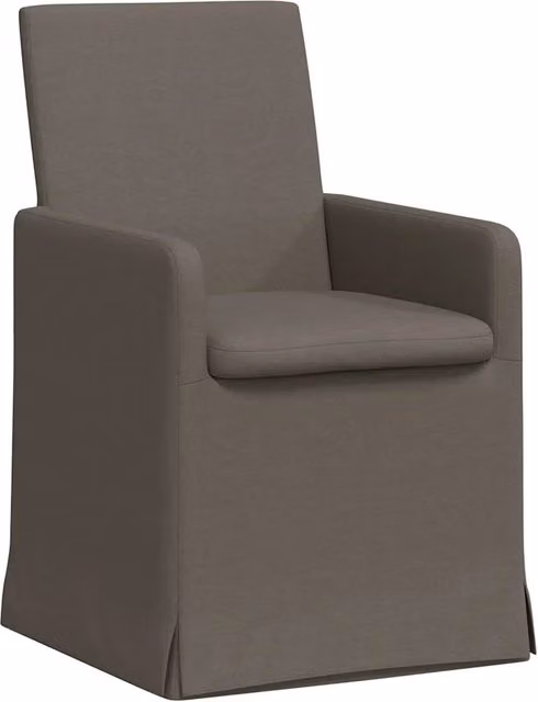 Sedie da pranzo 2 pz | Sedie da cucina Grigio chiaro 57 x 67 x 95 cm Tela
