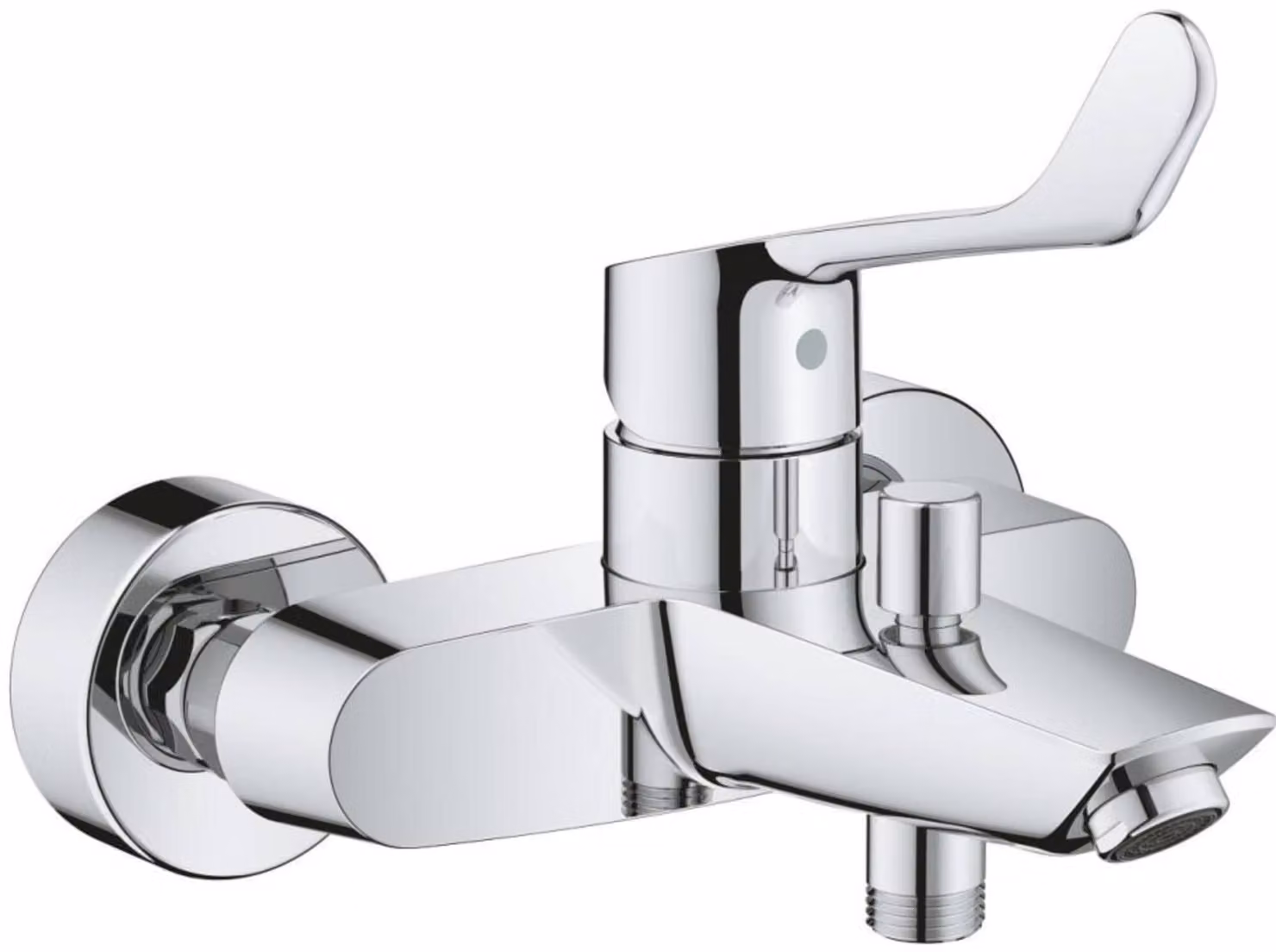 Grohe Eurosmart robinetterie de baignoire monocommande, montage en saillie, manette longue, saillie 188mm, 25243003, 25243003