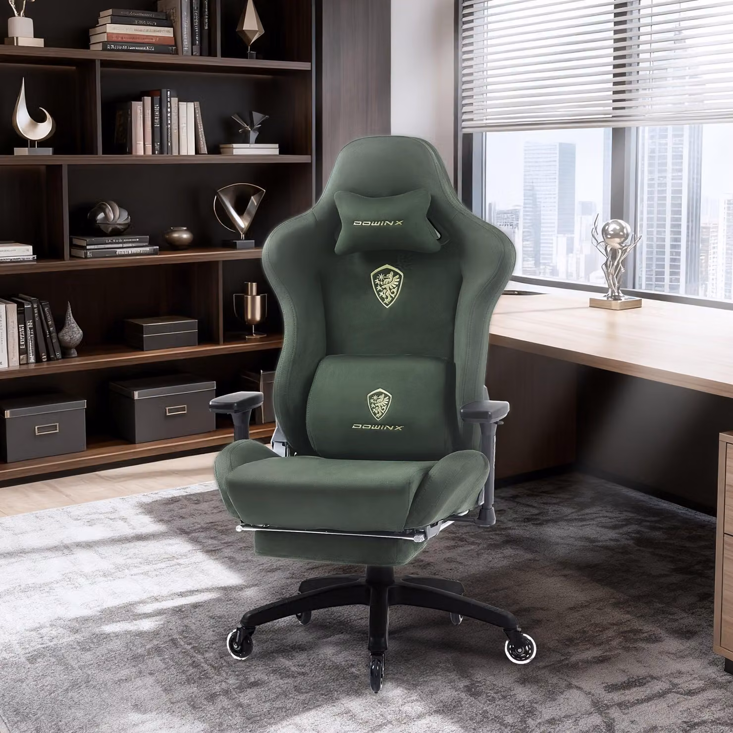 Sedia da gaming - Sedia per videogiochi - Sedia da ufficio - Sedia da corsa - Sedia - Sedia ergonomica con schienale alto