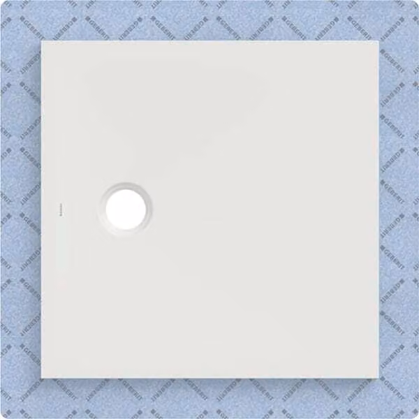 Geberit CleanFloor30 surface de douche, intégrée, avec voile d'étanchéité, 80x80cm, 551.002.00.1, 551.002.00.1