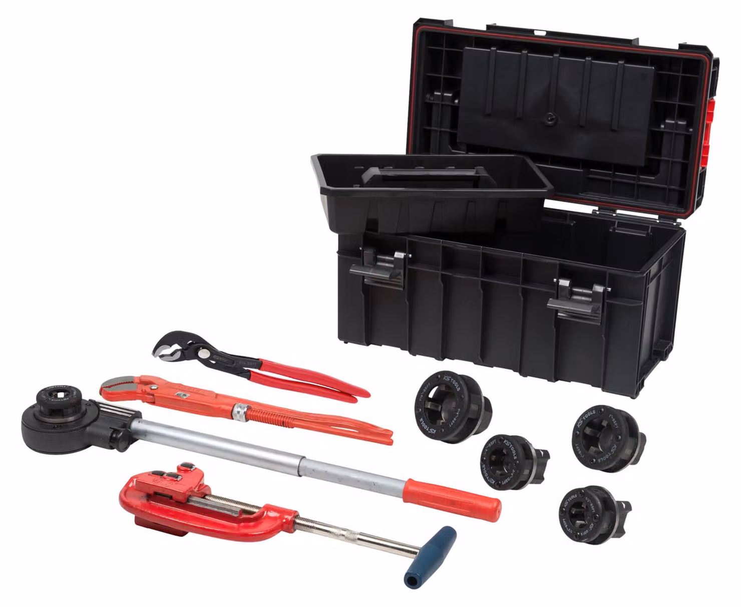 KS TOOLS Set di utensili idraulici, 8 pezzi ( 987.0600 )