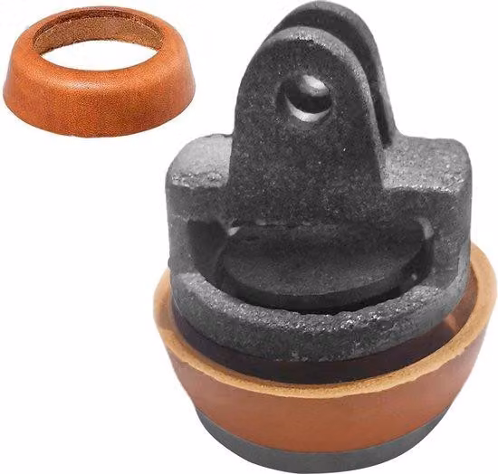 Pompa da giardino a pistone, Ø 8 cm, altezza 9,5 cm, pompa a stelo