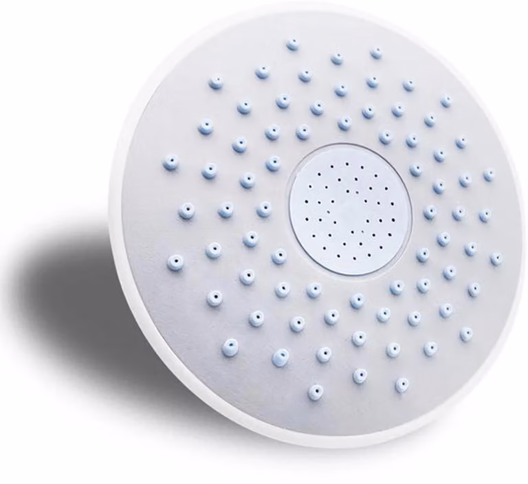 Azomor: soffione doccia rotondo dal design facile da pulire, per un'esperienza doccia rilassante