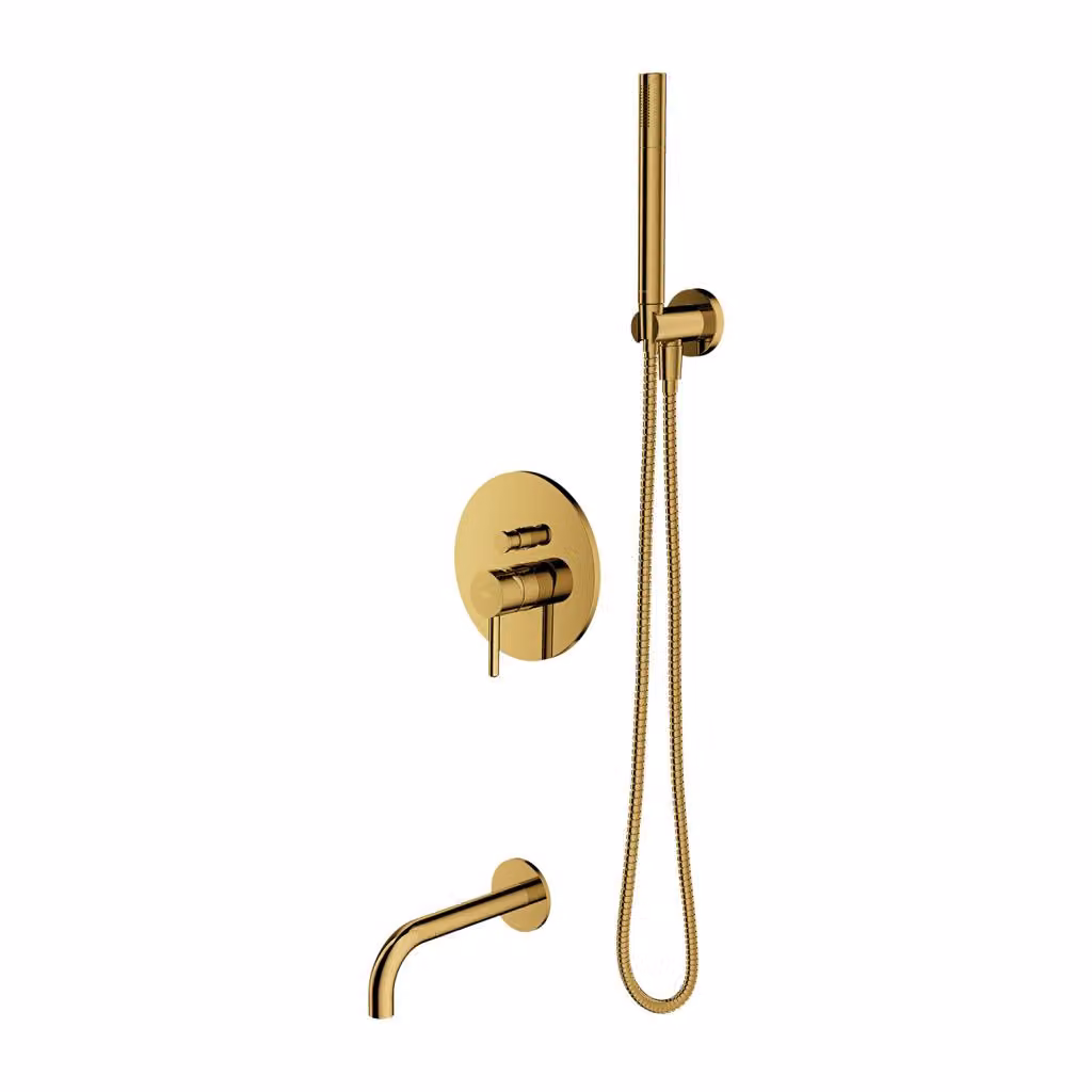 Omnires Y SYSYW01GL Set vasca da incasso, oro