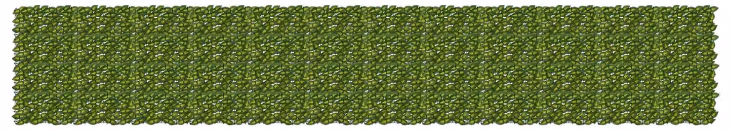Schermo per balcone con foglie Verde e Giallo 600 x 100 cm