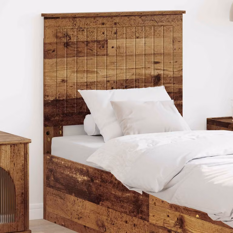 Testiera per letto moderna vidaXL in legno ingegnerizzato color marrone