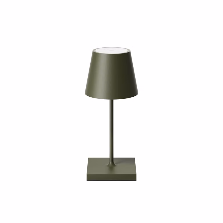 Sigor lampada da tavolo ricaricabile NUINDIE USB-C Mini 250 mm verde abete
