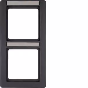 Berker 10126016 Cornice con campo di scrittura antracite con Berker Q.1