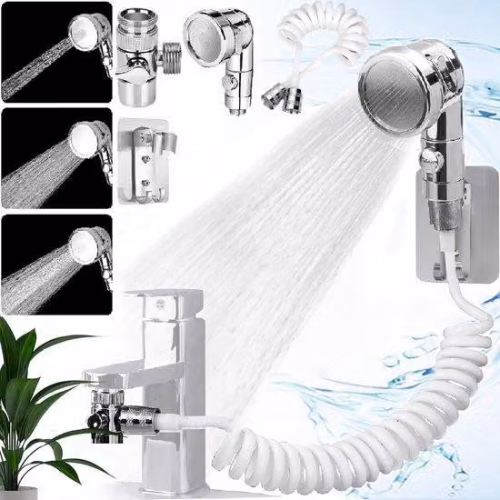 Soffione per vasca da bagno - multifunzionale - 3 modalità