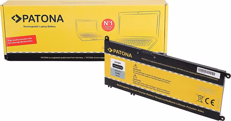 PATONA Akku DELL Inspiron Latitude Vostro 15 33YDH PVHT1