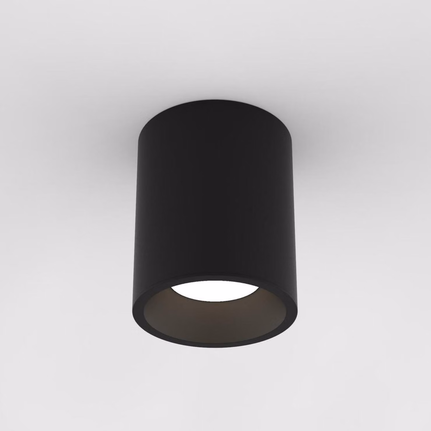 Apparecchio LED da soffitto nero ASTRO Kos Round 140, IP65, 3000K, dimmerabile