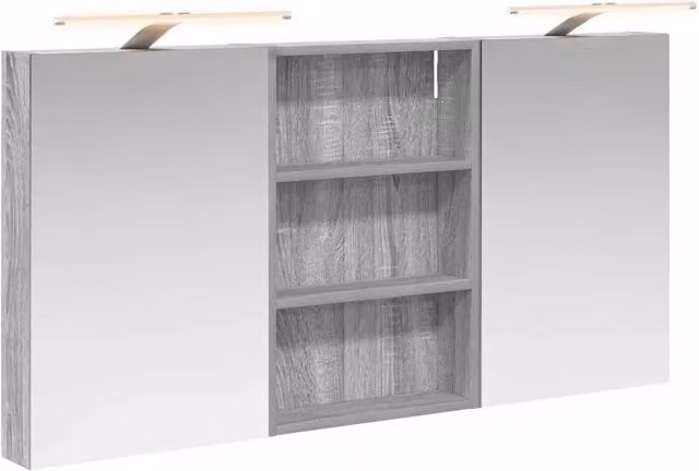 Set di Armadi da Bagno | Armadio da bagno con porta 3 pz 120 x 10,5 x 60,5 cm