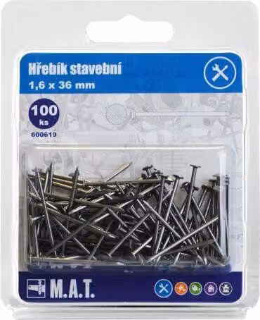 chiodo da costruzione 36x1,6 mm (100 pz)