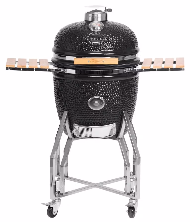 Barbecue Kamado Grande, modello da 19 pollici, completo - Carbone - Vetroceramica, metallo