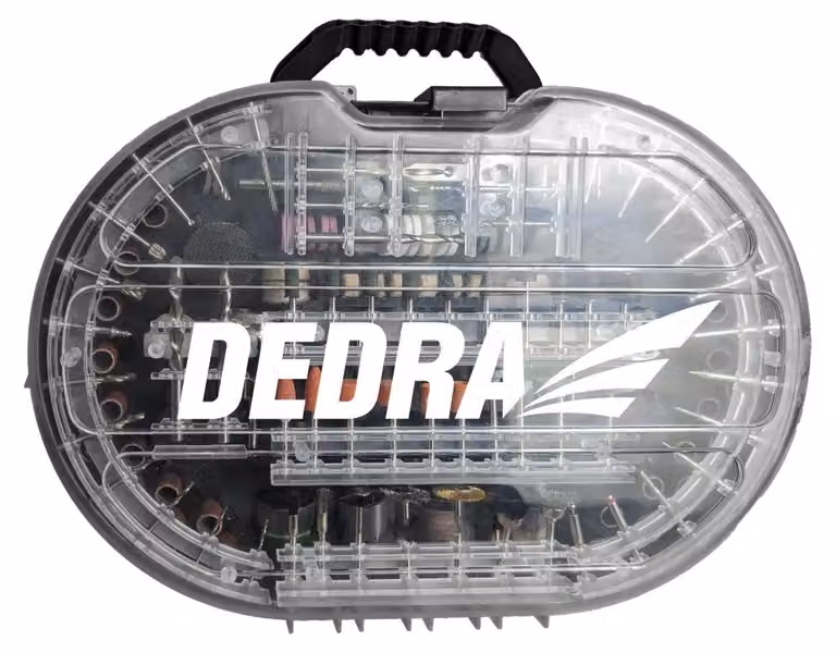 Accessori Per Fresatrice Multifunzione, Dedra 08T700 Set 287 Pezzi
