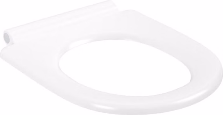 V&B sede ad anello VICARE cerniere in acciaio inox, bianco