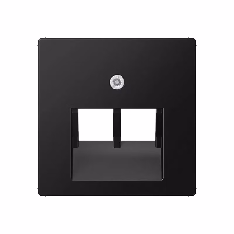 Jung A 569-2 BFPLUA Coperchio SWM IAE/UAE a 2 poli nero grafite/opaco Serie A550