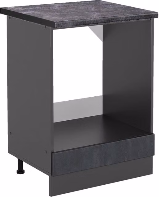 Mobile per forno da incasso Vicco R-Line Calce nera e Antracite L: 60 cm, P: 60 cm, H: 81,6 cm
