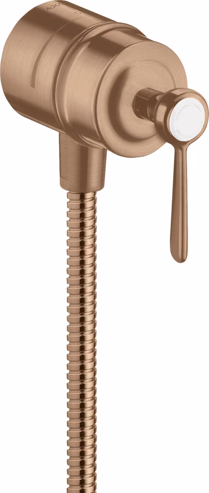 hansgrohe AXOR Montreux Fixfit Stop Raccord de tuyau, robinet d'arrêt, béqu'ille, 16883310, 16883310
