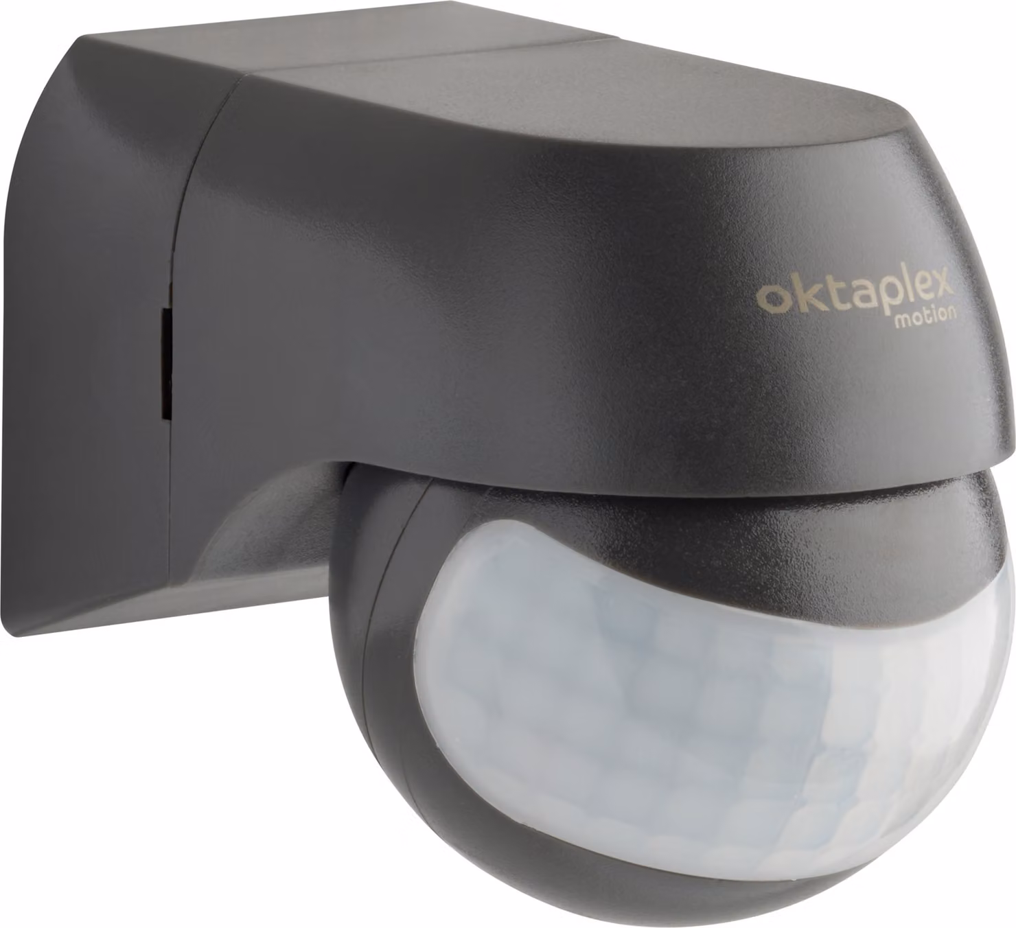 Oktaplex rilevatore di movimento LED da esterno IP44 sensore a infrarossi 180° pan & tilt montaggio esterno antracite