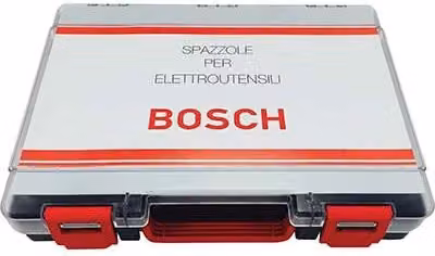 Kit di carboncini Bosch con porta grafite da 80 pezzi colore bianco