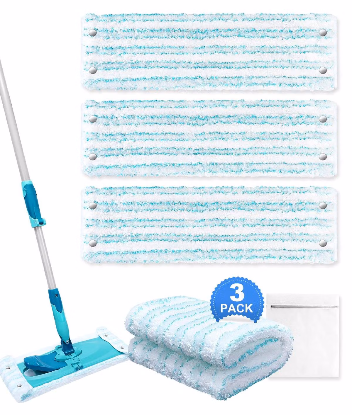 Set di 3 panni in microfibra per mop Leifheit Twist/Combi XL