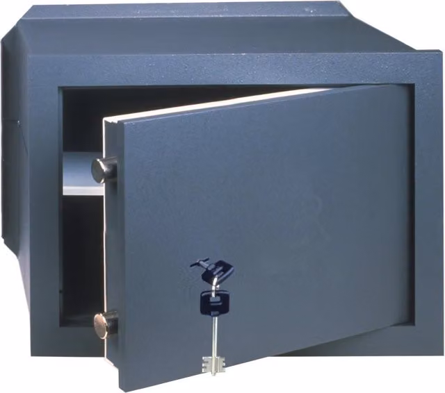 Cassaforte Cisa in acciaio inossidabile grigio L/P/H: 31 x 19 x 20 cm