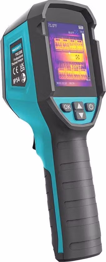 Termocamera portatile con display LCD da 3,5 pollici e batteria ricaricabile - Ideale per ispettori edili e proprietari di immobili