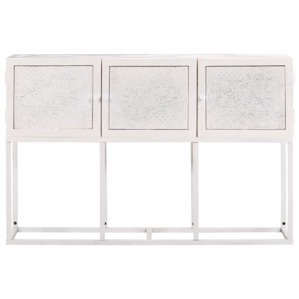 Credenza 115x30x76 cm in Legno Massello di Mango