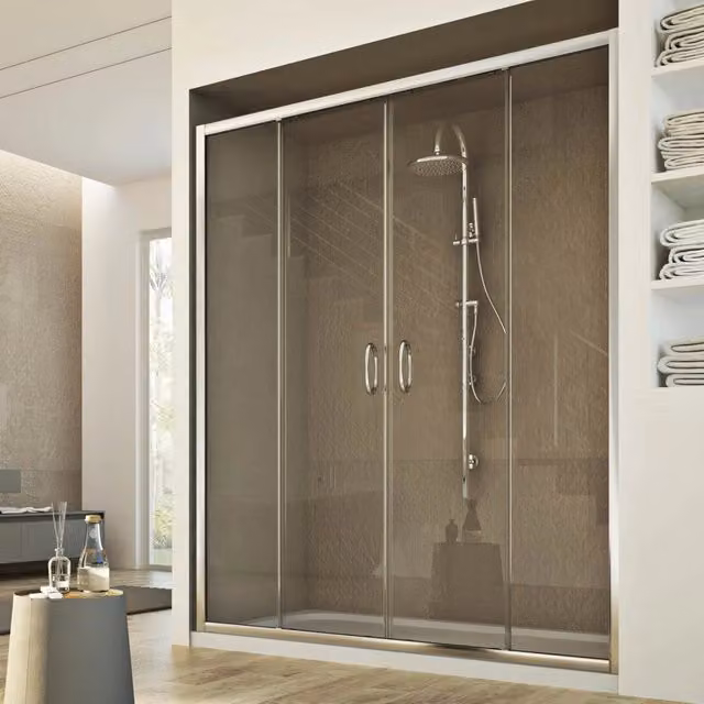 Porta Doccia 120CM H185 trasparente mod. Replay 2 Ante