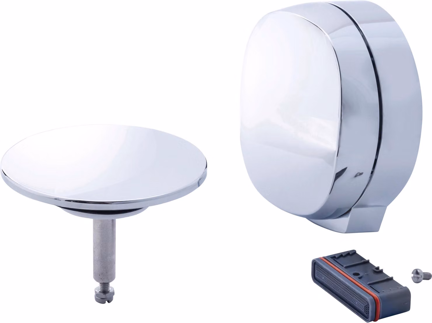 Set d'équipement Duravit, poignée tournante et grilles pour bec de baignoire incluses, 792524000001000, 792524000001000