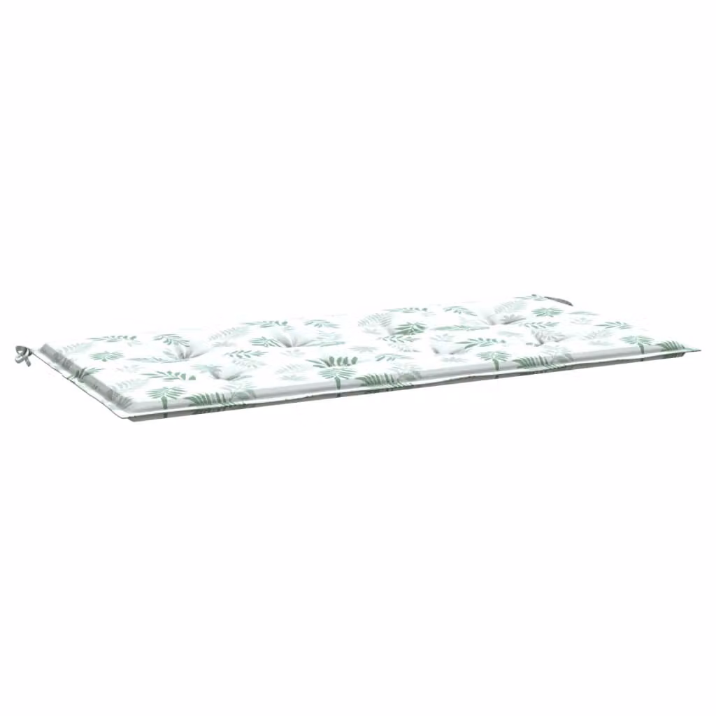 Cuscino per Panca a Foglie 100x50x3 cm in Tessuto Oxford