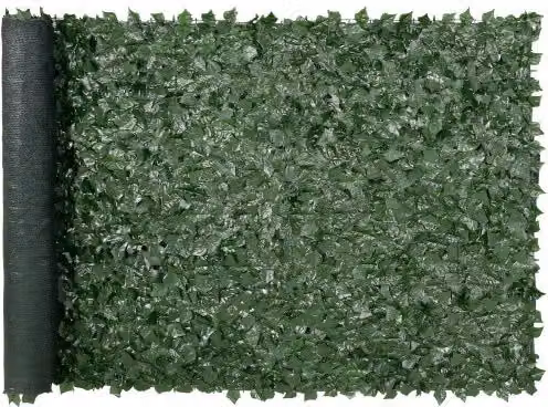 VEVOR Recinto per privacy con edera artificiale verde, siepe decorativa in plastica per giardino e balcone, L: 3 m, H: 1,5 m