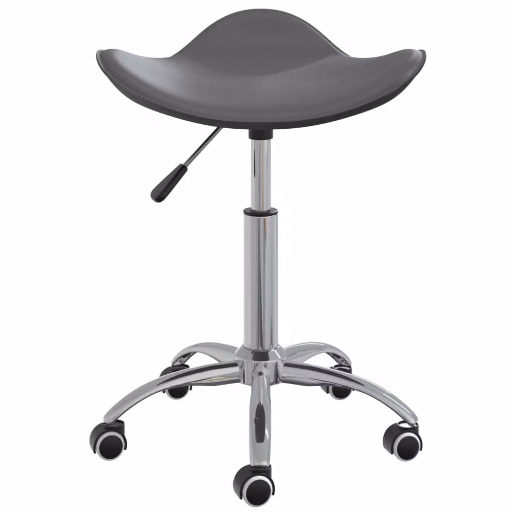 Sgabello da Salone Spa Grigio in Pelle finta