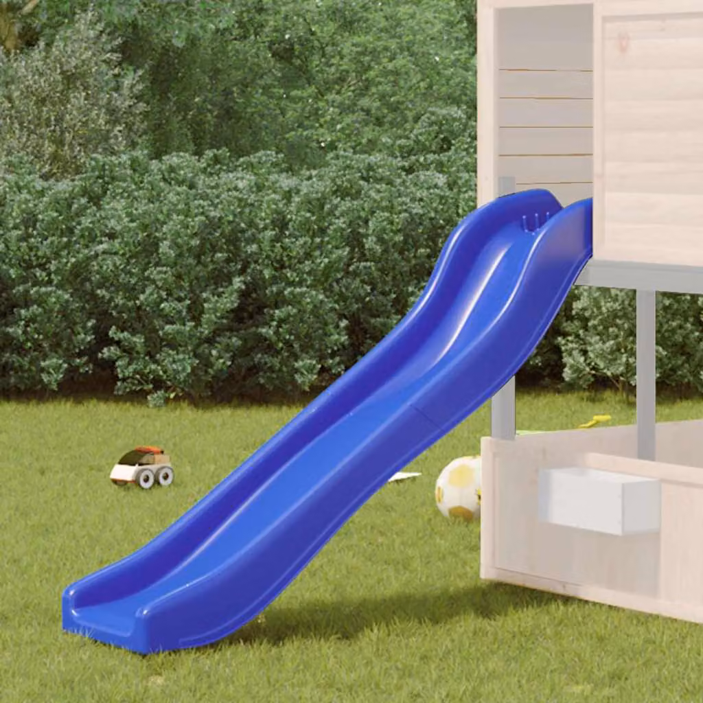 vidaXL Scivolo Modulare per Bambini in Polipropilene Blu L/P/H: 175 x 38 x 23 cm