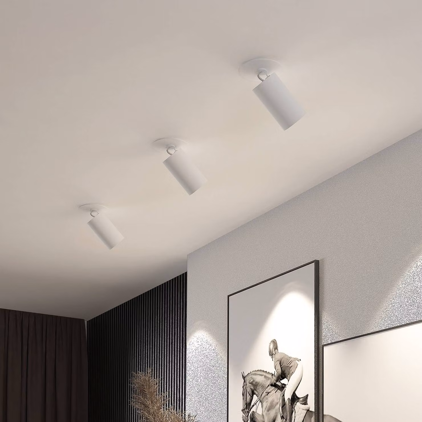 Faretto da incasso Davin, bianco, cilindro, set di 2 Arcchio Davin Arcchio, dimmerabile, Bianco / Opale, Soggiorno / Sala da pranzo, Alluminio, Moderno, Faretto da incasso