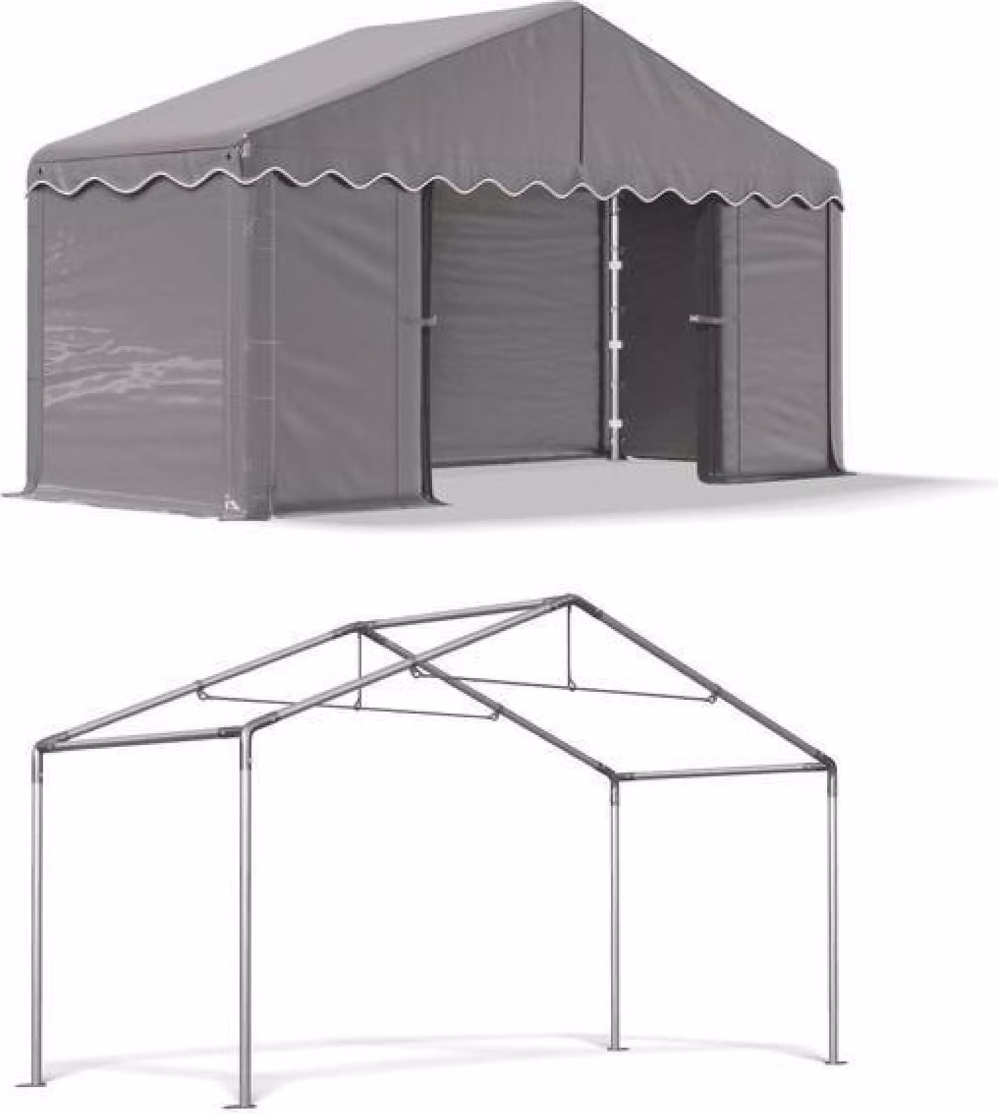 Tenda del magazzino estivo 3x2 Grigio SUMMER MPE