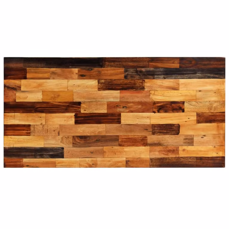 vidaXL Tavolo da bar in legno massiccio antico 120x60x106 cm