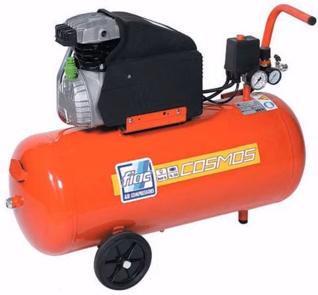 Compressore elettrico Fiac Cosmos 225M rosso da 50 litri e 8 HP