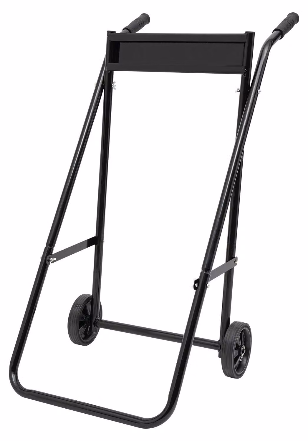 Supporto per moto, design pieghevole, struttura in acciaio resistente, colore nero