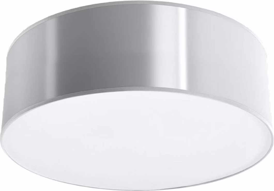 Lampada da soffitto ARENA grigio 1xE27 15W PVC 11x25x25cm Sollux Lighting
