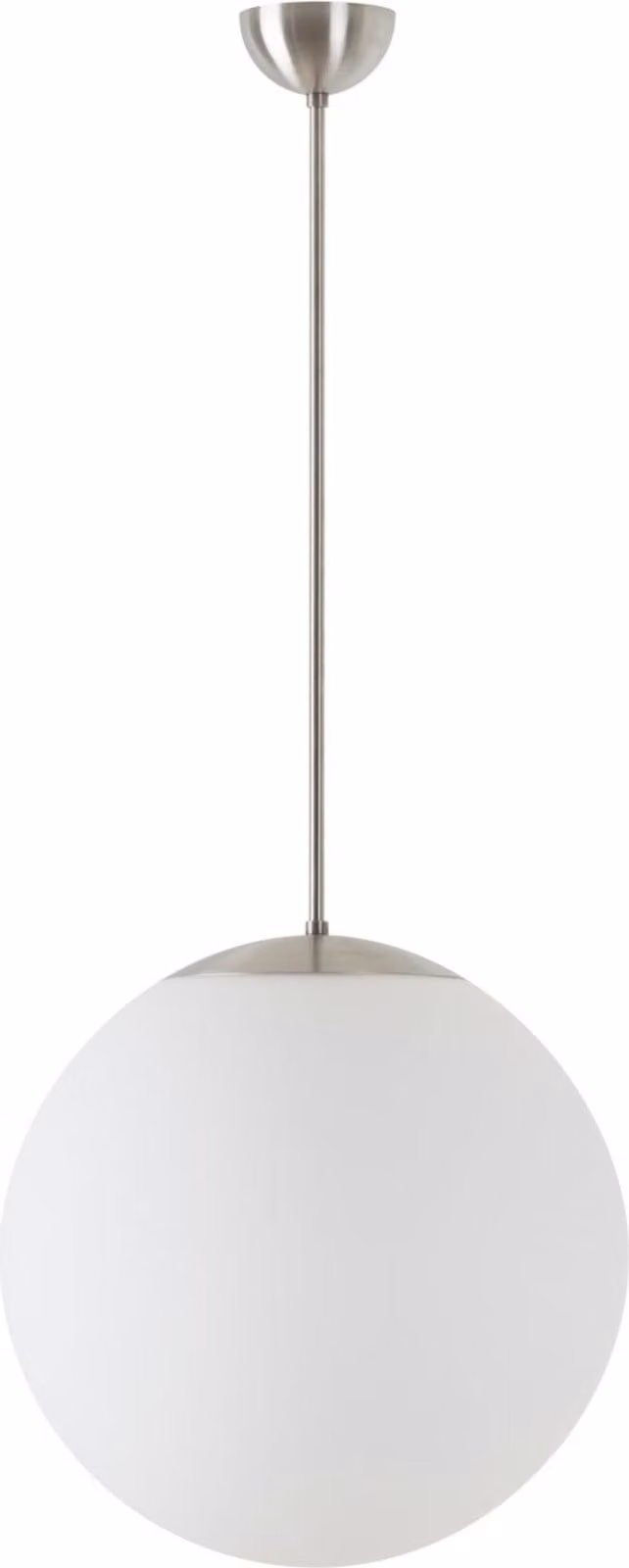 OSMONT ADR60622 ADRIA P3 apparecchio a sospensione in vetro acciaio inox spazzolato / bianco IP40 4000 K 27W LED