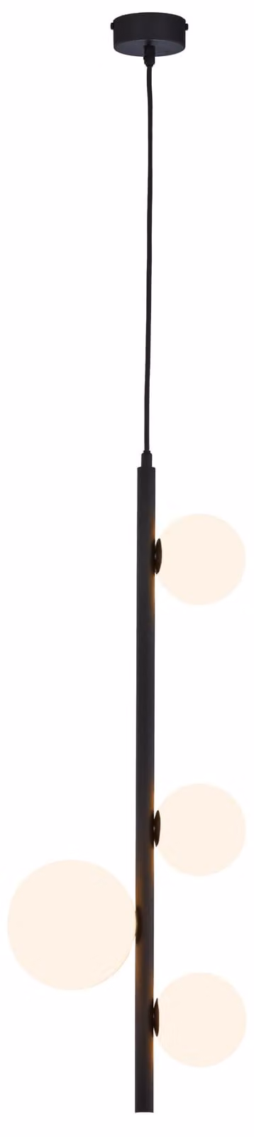 Lampada a sospensione TAIDA bianco e nero 4xG9x8W in metallo, dimensioni: 130x25,5x14 cm, IP20, Jupiter