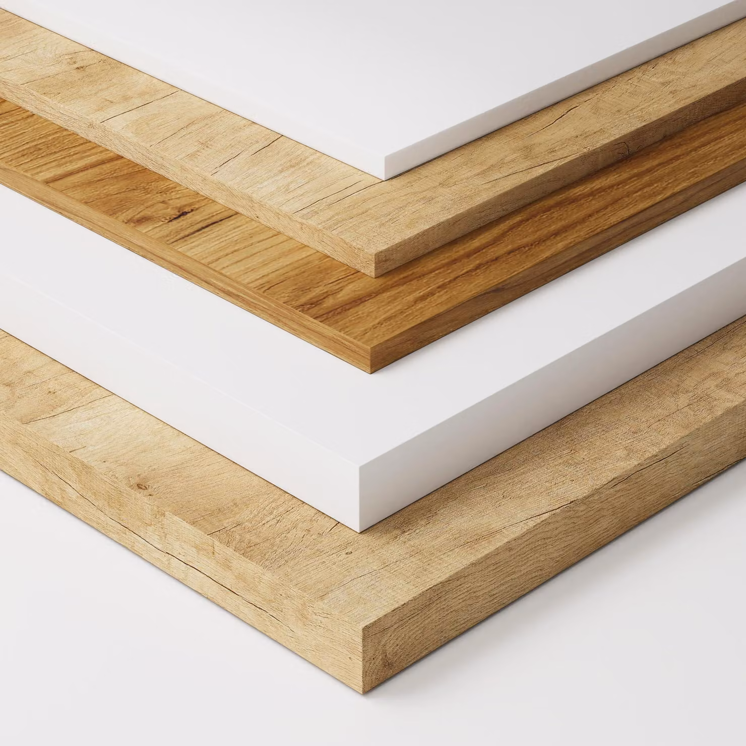 Piano di lavoro in legno per bagno, melaminico, 16 mm, piano da tavolo, varie dimensioni
