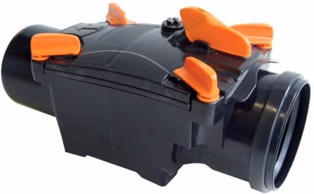 Valvola Antiriflusso 2 Piattelli Maschio Femmina con Guarnizione Ø 110 NIC