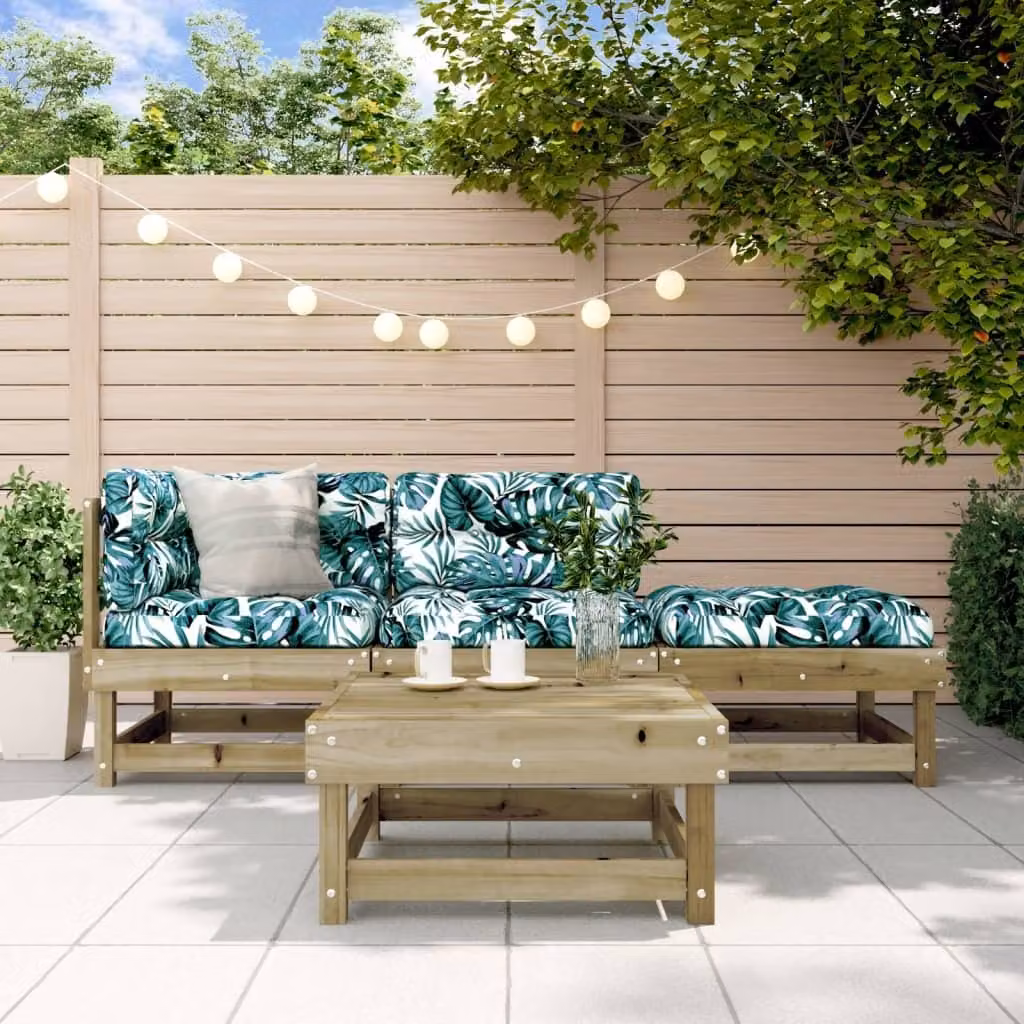 Maison Exclusive - Set da giardino 4 pezzi in legno di pino trattato