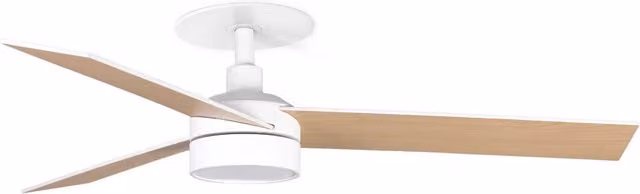 RUDDER RECESSED S LED Ventilatore da soffitto bianco/frassino 20W SWT